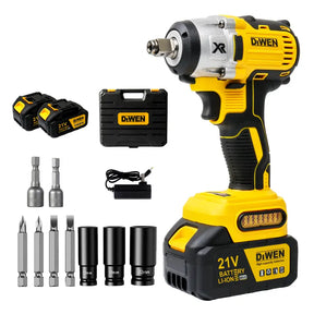 Chave de impacto sem escova DAOYI 21V com controle de velocidade sensível à pressão para trabalhos precisos