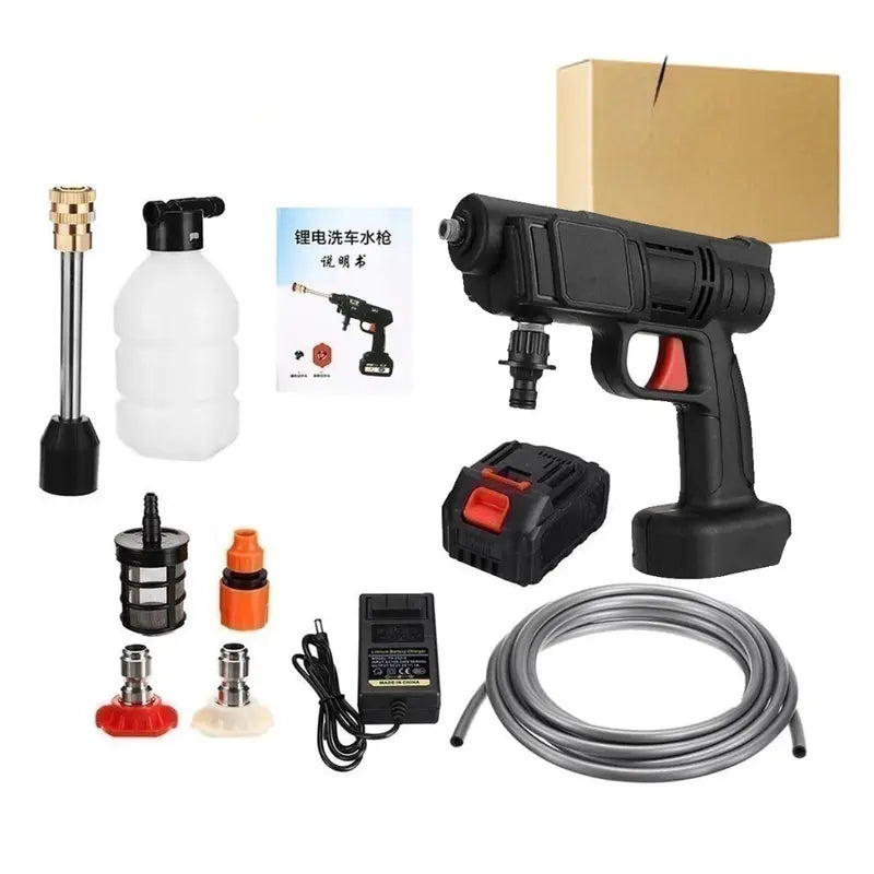 96V - Lava Jato TURBO Portátil De Alta Pressao BATERIA ALTA DURAÇÃO 96v